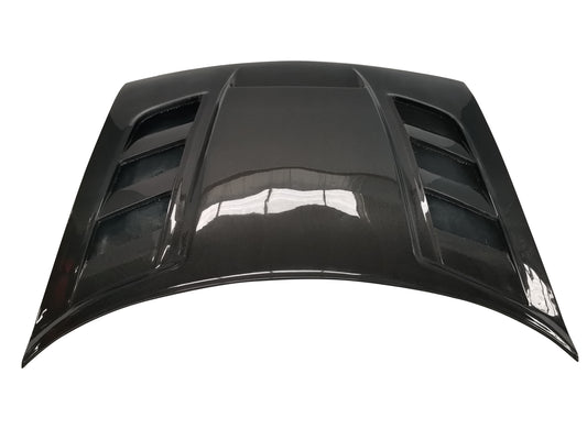 Dodge Challenger Base SXT SRT8 392 GT R/T Hellcat Redeye Jailbreak Demon 2008 2009 2010 2011 2012 2013 2014 2015 2016 2017 2018 2019 2020 2021 2022 2023 with Aftermarket Parts - V3 Hood Carbon Fiber/FRP from Aero Republic
