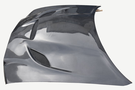Dodge Charger Base SXT SE R/T SRT8 V6 V8 2011 2012 2013 2014 with Aftermarket Parts - V2 Hood Carbon Fiber/FRP from Aero Republic