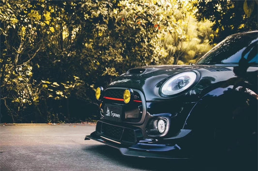 MINI Cooper JCW (John Cooper Works) Base S F56 LCI 2022-ON with Aftermarket Parts - Front Lip Carbon Fiber / FRP from SPECTER PLUS