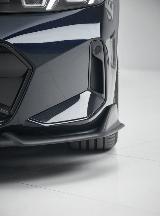 BMW 3 Series 330i (With M-Package Bumper, does not fit base model) M340i LCI G20 G21 2023 2024 with Aftermarket Parts - Plustic Style Front Lip ABS from ArmorExtend