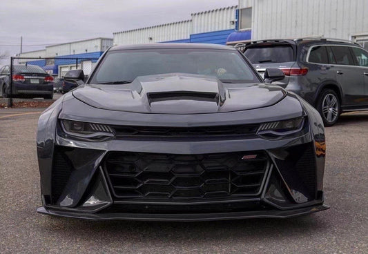 Chevrolet Camaro 6th Gen ZL1 Z/28 2SS 1SS 3LT 2LT 1LT 2LS 1LS 2015 2016 2017 2018 2019 2020 2021 2022 2023 2024 with Aftermarket Parts - Hood Carbon Fiber/FRP from SPECTER PLUS