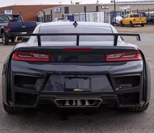 Chevrolet Camaro 6th Gen ZL1 Z/28 2SS 1SS 3LT 2LT 1LT 2LS 1LS 2015 2016 2017 2018 2019 2020 2021 2022 2023 2024 with Aftermarket Parts - Rear Spoiler Carbon Fiber/FRP from SPECTER PLUS