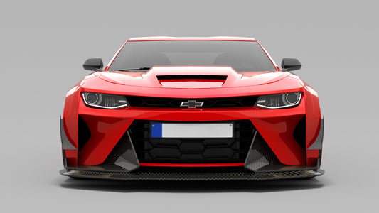 Chevrolet Camaro 6th Gen ZL1 Z/28 2SS 1SS 3LT 2LT 1LT 2LS 1LS 2015 2016 2017 2018 2019 2020 2021 2022 2023 2024 with Aftermarket Parts - Hood Carbon Fiber/FRP from SPECTER PLUS