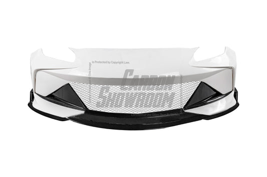 Subaru BRZ ZD8 2022 2023 2024 & Toyota GR86 ZN8 2022 2023 2024 with Aftermarket Parts - "SHINING" Narrow Body Front Bumper & Lip Carbon Fiber / FRP from Robot Craftsman