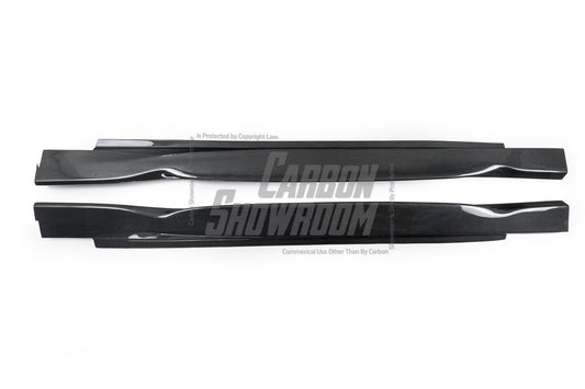 Porsche Cayenne 9Y0 9Y3 2018-ON with Aftermarket Parts - Side Skirts Pre-preg Carbon Fiber from TAKD Carbon