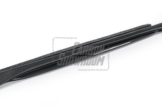 Porsche Cayenne 9Y0 9Y3 2018-ON with Aftermarket Parts - Side Skirts Pre-preg Carbon Fiber from TAKD Carbon