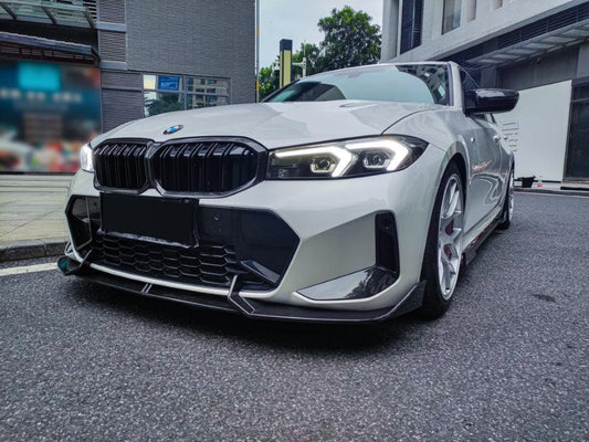 BMW 3 Series 330i M340i LCI G20 G21 2023-ON with Aftermarket Parts - Grill Pre-preg Carbon Fiber from TAKD Carbon
