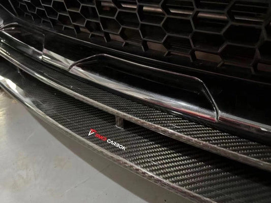 BMW M2 / M2C F87 2016 2017 2018 2019 2020 2021 with Aftermarket Parts - Front Lip Pre-preg Carbon Fiber from TAKD Carbon