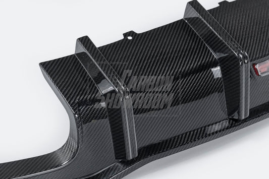 TAKD Carbon Rear Diffuser for Audi A7 S-Line & S7 C8 2018-ON Carbon Fiber