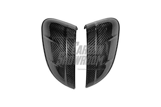 Audi RS5 S5 A5 B9 / B9.5 2017-ON & RS4 S4 A4 B9 / B9.5 2017-ON with Aftermarket Parts - Mirror Caps Pre-preg Carbon Fiber from TAKD Carbon