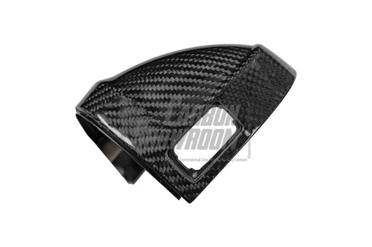 Audi RS5 S5 A5 B9 / B9.5 2017-ON & RS4 S4 A4 B9 / B9.5 2017-ON with Aftermarket Parts - Mirror Caps Pre-preg Carbon Fiber from TAKD Carbon
