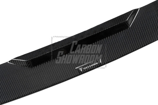 Audi S5 A5 S-line (with s-line bumper) B9.5 2020 2021 2022 2023 2024 with Aftermarket Parts - Front Lip Pre-preg Carbon Fiber from TAKD Carbon