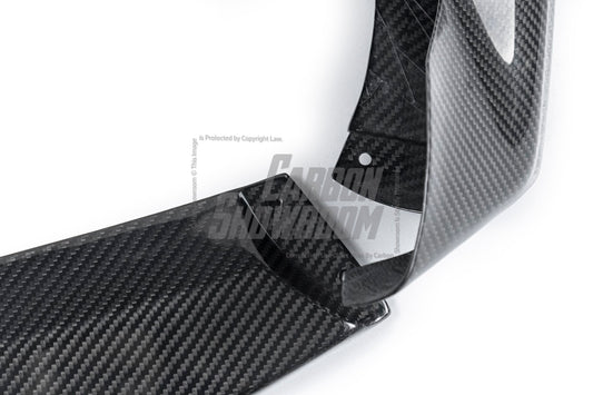 Audi S5 A5 S-line (with s-line bumper) B9 2017-2019 with Aftermarket Parts - Front Lip Pre-preg Carbon Fiber from TAKD Carbon