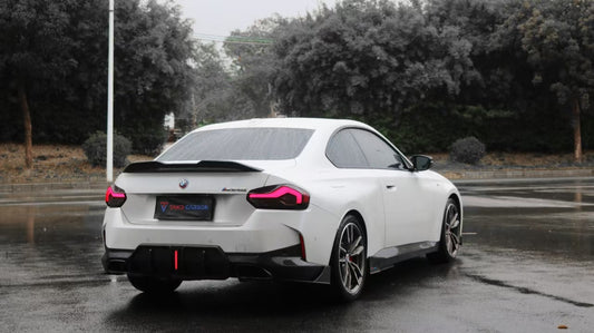 TAKD Carbon Rear Lip Spoiler for BMW M2/C G87 & 2 Series 230i M240i G42 Dry Pre-preg Carbon Fiber