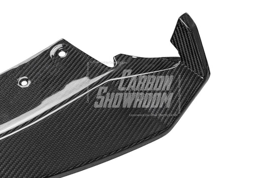 BMW 3 Series 330i (with M-package bumper,Does not fit base model) M340i G20 G21 LCI 2023-ON with Aftermarket Parts - V2 Style Front Lip Pre-preg Carbon Fiber from TAKD Carbon