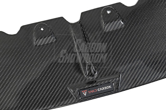 BMW 3 Series 330i (with M-package bumper, does not fit base model) M340i G20 Pre-LCI 2019 2020 2021 2022 with Aftermarket Parts - V1 Style Front Lip Pre-preg Carbon Fiber from TAKD Carbon