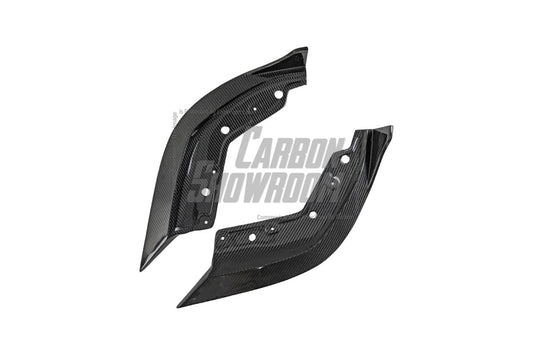 BMW 3 Series 330i (with M-package bumper, does not fit base model) M340i G20 Pre-LCI 2019 2020 2021 2022 with Aftermarket Parts - V1 Style Front Lip Pre-preg Carbon Fiber from TAKD Carbon
