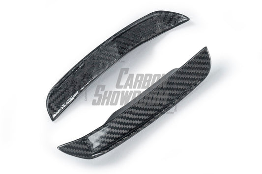 BMW 3 Series 330i (with M-package bumper, does not fit base model) M340i G20 LCI 2023-ON with Aftermarket Parts - Front Canards Pre-preg Carbon Fiber from TAKD Carbon