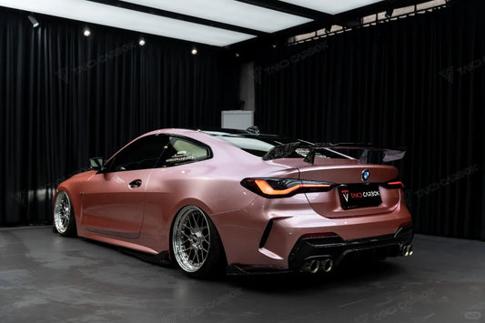 TAKD Carbon BMW 4 Series G22 G23 G26 i4 & Gran coupe 430i M440i Side Skirts Front Canards Rear Diffuser & Canards Carbon Fiber