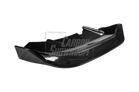 BMW 5 Series 530 540(with M-package bumper, does not fit base model) G60 G61 2024-ON with Aftermarket Parts - MP Style Pre-preg Carbon Fiber Front Lip from TAKD Carbon