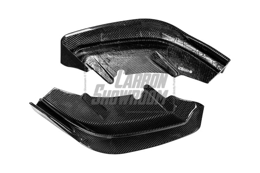 BMW 5 Series 530 540(with M-package bumper, does not fit base model) G60 G61 2024-ON with Aftermarket Parts - MP Style Pre-preg Carbon Fiber Front Lip from TAKD Carbon