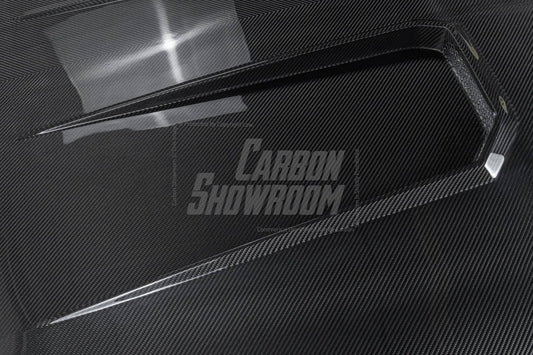 BMW 5 Series 530 540 & i5 e/x Drive40 M60 G60 G61 2024-ON with Aftermarket Parts - Hood Pre-preg Carbon Fiber from TAKD Carbon