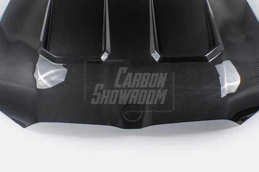 BMW 5 Series 530 540 & i5 e/x Drive40 M60 G60 G61 2024-ON with Aftermarket Parts - Hood Pre-preg Carbon Fiber from TAKD Carbon