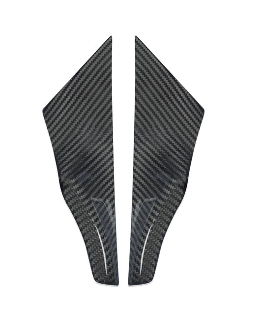BMW 5 Series 530 540 & i5 e/x Drive40 M60 G60 G61 2024-ON with Aftermarket Parts - Pre-preg Carbon Fiber Front Door Interior Panel Trim Cover Pair from TAKD Carbon