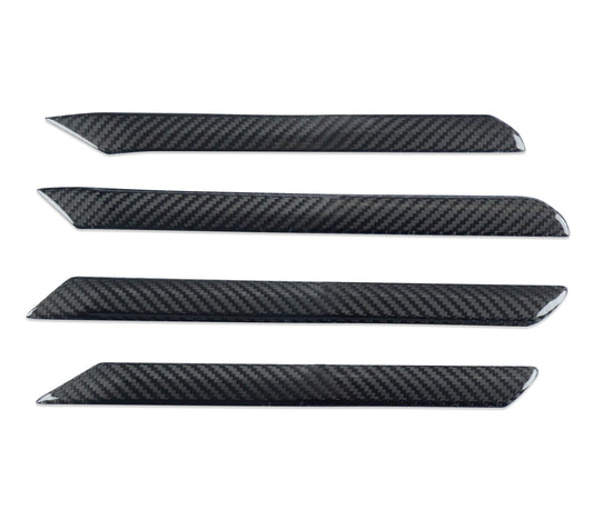 BMW 5 Series 530 540 & i5 e/x Drive40 M60 G60 G61 2024-ON with Aftermarket Parts - Pre-preg Carbon Fiber Front Door Interior Panel Trim Cover from TAKD Carbon