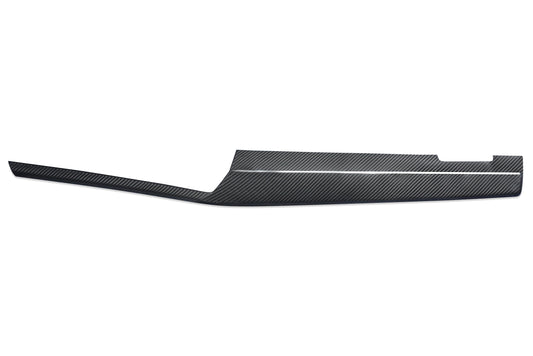 BMW 5 Series 530 540 & i5 e/x Drive40 M60 G60 G61 2024-ON with Aftermarket Parts - Pre-preg Carbon Fiber Passenger Right Side Center Console Dashboard Panel Trim Cover from TAKD Carbon