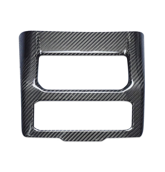 BMW 5 Series 530 540 & i5 e/x Drive40 M60 G60 G61 2024-ON with Aftermarket Parts - Pre-preg Carbon Fiber Rear AC Vent Trim Cover from TAKD Carbon