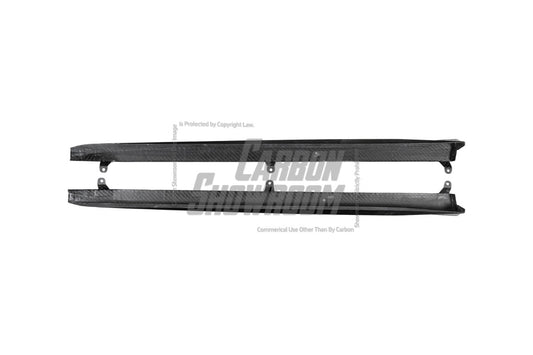 BMW 5 Series 530 540 & i5 e/x Drive40 M60 G60 G61 2024-ON with Aftermarket Parts - V1 Style Side Skirts Pre-preg Carbon Fiber from TAKD Carbon