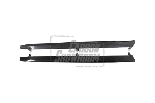 BMW 5 Series 530 540 & i5 e/x Drive40 M60 G60 G61 2024-ON with Aftermarket Parts - V1 Style Side Skirts Pre-preg Carbon Fiber from TAKD Carbon