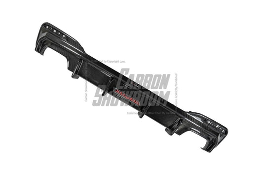 BMW 5 Series M550 540 530 (with M-package bumper, does not fit base model) G30 LCI 2021-ON with Aftermarket Parts - Rear Diffuser Pre-preg Carbon Fiber from TAKD Carbon