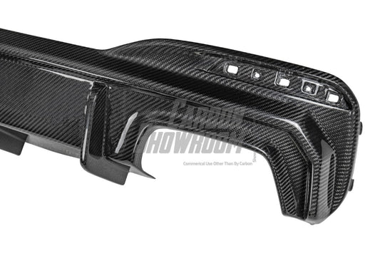 BMW 5 Series M550 540 530 (with M-package bumper, does not fit base model) G30 LCI 2021-ON with Aftermarket Parts - Rear Diffuser Pre-preg Carbon Fiber from TAKD Carbon