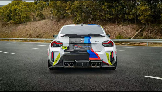BMW M2 / M2C G87 2023-ON with Aftermarket Parts - Rear Diffuser Pre-preg Carbon Fiber from TAKD Carbon