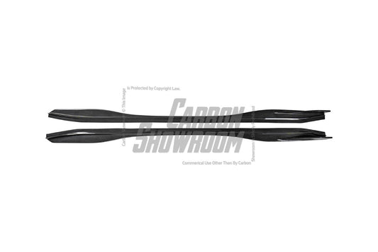 BMW M3/M3C G80/G81 2021-ON & M4/M4C G82/G83 2021 2022 2023 2024 with Aftermarket Parts - V1 Style Side Skirts Pre-preg Carbon Fiber from TAKD Carbon