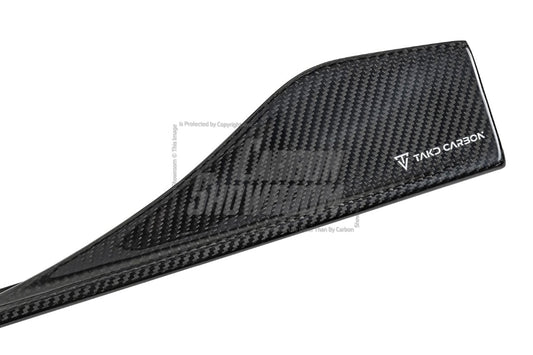 BMW M3/M3C G80/G81 2021-ON & M4/M4C G82/G83 2021 2022 2023 2024 with Aftermarket Parts - V1 Style Side Skirts Pre-preg Carbon Fiber from TAKD Carbon