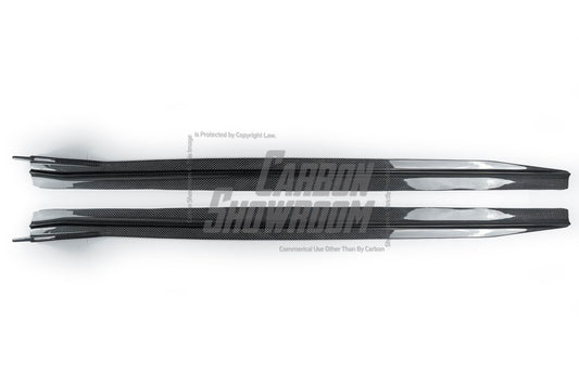 BMW 8 Series M850 840 G16 2018 2019 2020 2021 2022 2023 2024 with Aftermarket Parts - V1 Style Side Skirts Pre-preg Carbon Fiber from TAKD Carbon