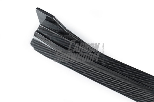 BMW 8 Series M850 840 G16 2018 2019 2020 2021 2022 2023 2024 with Aftermarket Parts - V1 Style Side Skirts Pre-preg Carbon Fiber from TAKD Carbon