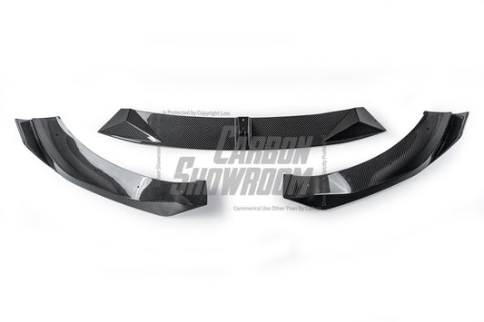 BMW X5 G05 M50i & X/S Drive 40i (with M-Package) Pre-LCI 2019 2020 2021 with Aftermarket Parts - V2 Front Lip Pre-preg Carbon Fiber from TAKD Carbon