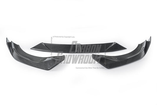 BMW X5 G05 M50i & X/S Drive 40i (with M-Package) Pre-LCI 2019 2020 2021 with Aftermarket Parts - V2 Front Lip Pre-preg Carbon Fiber from TAKD Carbon