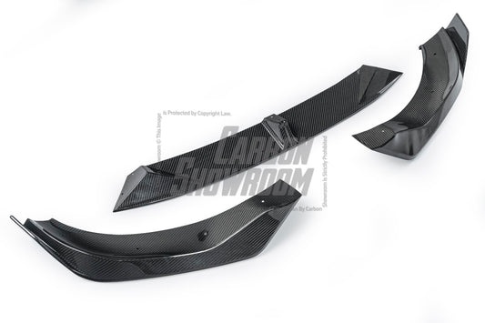 BMW X5 G05 M50i & X/S Drive 40i (with M-Package) Pre-LCI 2019 2020 2021 with Aftermarket Parts - V2 Front Lip Pre-preg Carbon Fiber from TAKD Carbon