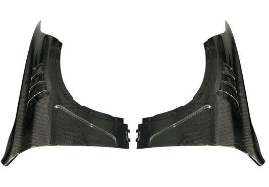 BMW X5 M60i M50i & s/x Drive 40i (With M-Package, does not fit base model) G05 (Fits Both Pre-LCI & LCI) 2019-ON with Aftermarket Parts - Pre-preg Carbon Fiber Front Fenders from TAKD Carbon
