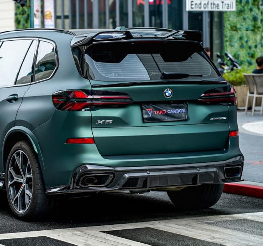 Your BMW X5 M60i M50i & s/x Drive 40i (With M-Package, does not fit base model) G05 (Fits Both Pre-LCI & LCI) 2019-ON with Aftermarket Parts - Pre preg Carbon Fiber Rear Spoiler from Karbel Carbon