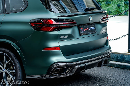 Your BMW X5 M60i M50i & s/x Drive 40i (With M-Package, does not fit base model) G05 (Fits Both Pre-LCI & LCI) 2019-ON with Aftermarket Parts - Pre preg Carbon Fiber Rear Spoiler from Karbel Carbon