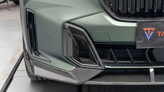 BMW X5 s/x Drive 40i & xDrive 50e (With M-Package, does not fit base model) & M60i G05 LCI 2024-ON with Aftermarket Parts - Front Intake Vents Dry Pre-preg Carbon Fiber from TAKD Carbon