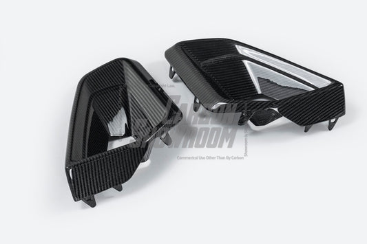 BMW X5 s/x Drive 40i & xDrive 50e (With M-Package, does not fit base model) & M60i G05 LCI 2024-ON with Aftermarket Parts - Front Intake Vents Dry Pre-preg Carbon Fiber from TAKD Carbon
