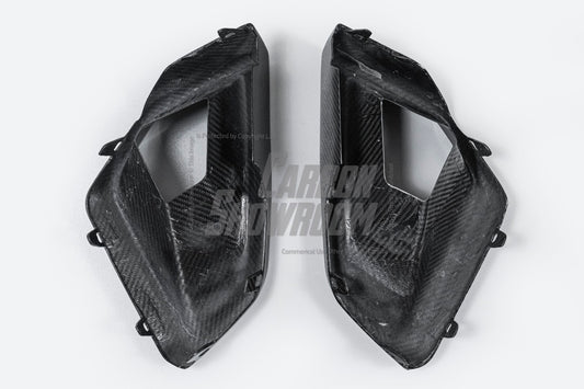 BMW X5 s/x Drive 40i & xDrive 50e (With M-Package, does not fit base model) & M60i G05 LCI 2024-ON with Aftermarket Parts - Front Intake Vents Dry Pre-preg Carbon Fiber from TAKD Carbon