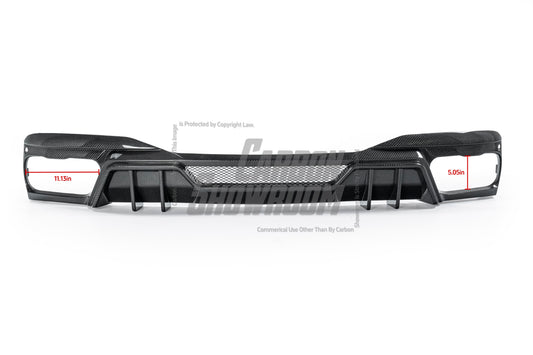 X7 xDrive40i(With M-Package Bumper) xDrive50i M50i M60i G07 2019-ON with Aftermarket Parts - Rear Diffuser & Canards Pre-preg Carbon Fiber from TAKD Carbon